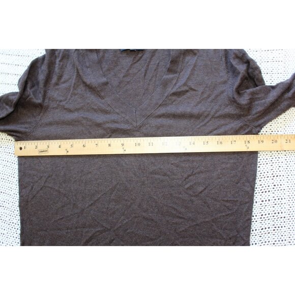 Quince Long Sleeve Sweatshirt Size M organic cotton Top Pull Over Brown Comfy - Picture 2 of 5